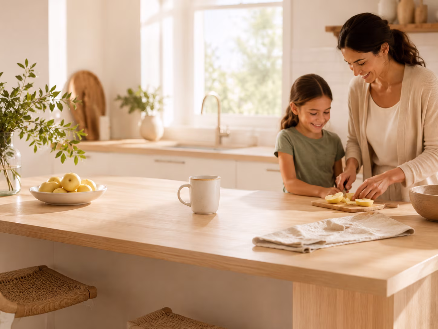 The kitchen counter